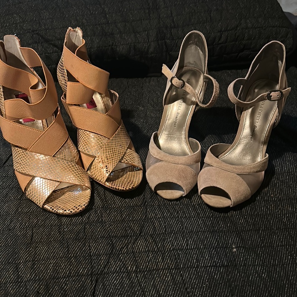 Dual Bundle of sandals Gently Used